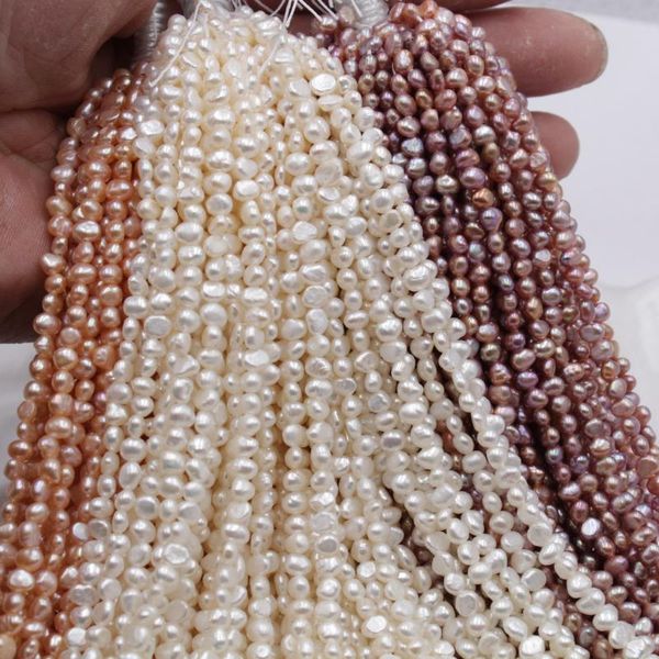 chains natural freshwater very fine small pearl diy loose beads 3-4mm baroque shaped bracelet necklace beaded material, Silver
chains natural freshwater very fine small pearl diy loose beads 3-4mm baroque shaped bracelet necklace beaded material, Silver
