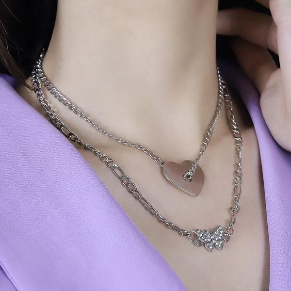 chokers punk style love butterfly double-layer necklace ins cold wind clavicle chain multi-layer hip-hop female jewelry, Golden;silver
chokers punk style love butterfly double-layer necklace ins cold wind clavicle chain multi-layer hip-hop female jewelry, Golden;silver