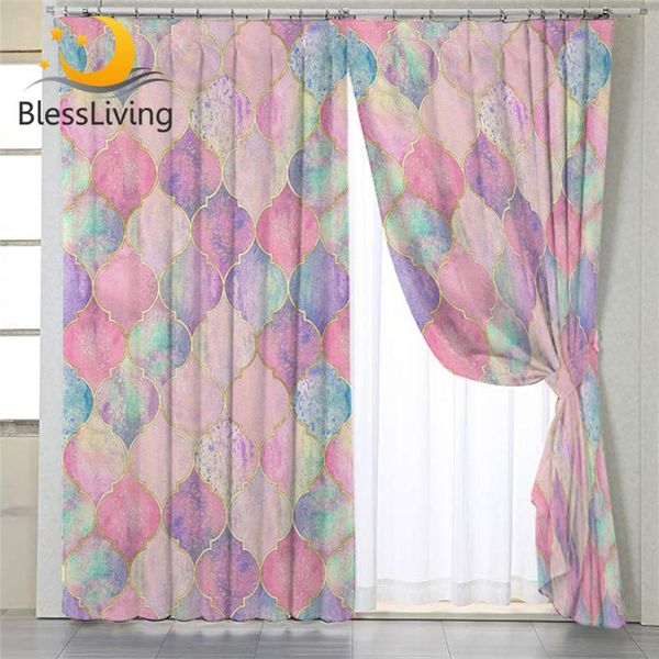 curtain & drapes blessliving moroccan for living room pink blackout watercolor window treatment drape 1pc european luxury rideaux
curtain & drapes blessliving moroccan for living room pink blackout watercolor window treatment drape 1pc european luxury rideaux