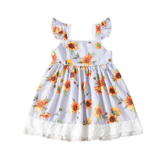 kids baby girls striped sunflower print dress fashion sleeve for children girl's dresses, Red;yellow
kids baby girls striped sunflower print dress fashion sleeve for children girl's dresses, Red;yellow
