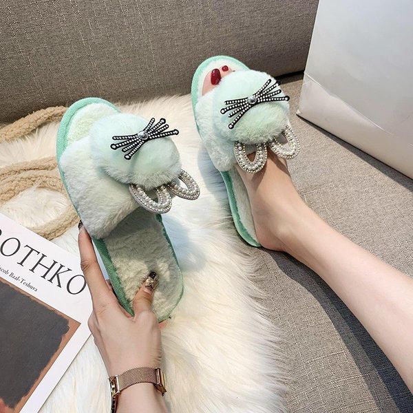 winter korean version of the hairy slip-on slippers women fashion wear kitten warm, Black
winter korean version of the hairy slip-on slippers women fashion wear kitten warm, Black