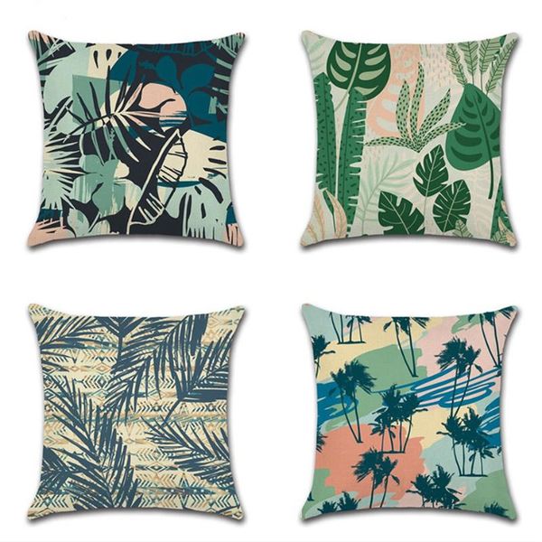 pillow case tropical floral leaves cushion cover colourful plant pillowcase for sofa decorative palm leaf pillowcover
pillow case tropical floral leaves cushion cover colourful plant pillowcase for sofa decorative palm leaf pillowcover