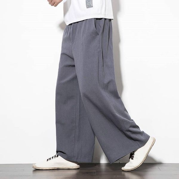 men's pants chinese style mens casual straight trousers cotton linen thin retro large size m-5xl a30, Black
men's pants chinese style mens casual straight trousers cotton linen thin retro large size m-5xl a30, Black