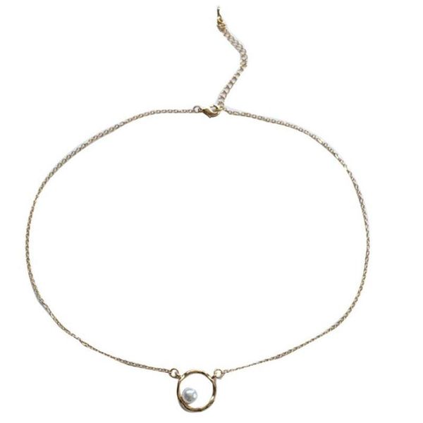 simple design geometric round necklace for women elegant pearl clavicle gold fashion female party jewelry pendant necklaces, Silver
simple design geometric round necklace for women elegant pearl clavicle gold fashion female party jewelry pendant necklaces, Silver
