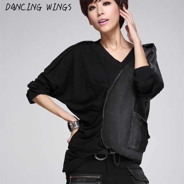 skirts dancing wings all-matched black batwing long sleeve irregular tshirt woman loose n6ts
skirts dancing wings all-matched black batwing long sleeve irregular tshirt woman loose n6ts