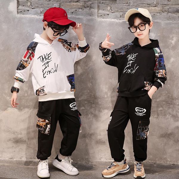 clothing sets kids tracksuit 2022 spring autumn childrens cotton clothes boys' leisure suit coat+boys' pants sportswear students t, White
clothing sets kids tracksuit 2022 spring autumn childrens cotton clothes boys' leisure suit coat+boys' pants sportswear students t, White