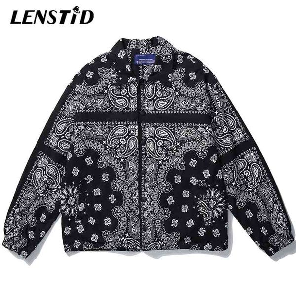 lenstid mens wear hip hop bandana paisley pattern bomber jackets windbreaker harajuku streetwear autumn casual coats 210923, Black;brown
lenstid mens wear hip hop bandana paisley pattern bomber jackets windbreaker harajuku streetwear autumn casual coats 210923, Black;brown