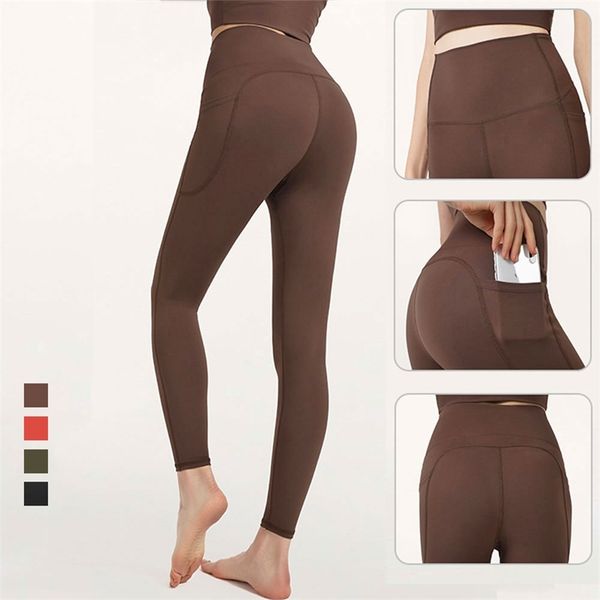 lu-01 sport brown leggings seamless high waist yoga exercise pants for women with pocket n e w style fitness women's lycra elastic tigh, Black;white
lu-01 sport brown leggings seamless high waist yoga exercise pants for women with pocket n e w style fitness women's lycra elastic tigh, Black;white