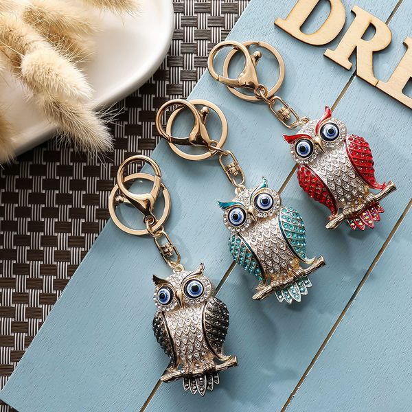 European And American Multicolored Alloy Metal New Keychain Pendant Owl Cute Diamond Inlaid Animal Metal Keychain
European And American Multicolored Alloy Metal New Keychain Pendant Owl Cute Diamond Inlaid Animal Metal Keychain