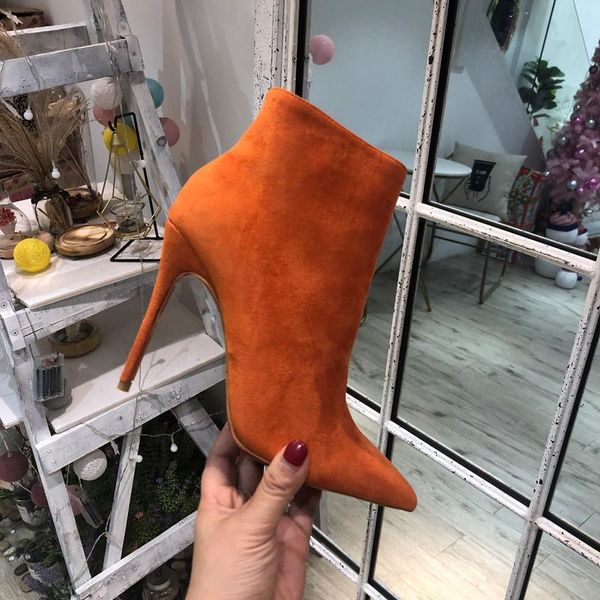 boots charm2021 net red short women's spring and autumn single boot pointed toe bed super high heels slim heel leather sexy, Black
boots charm2021 net red short women's spring and autumn single boot pointed toe bed super high heels slim heel leather sexy, Black
