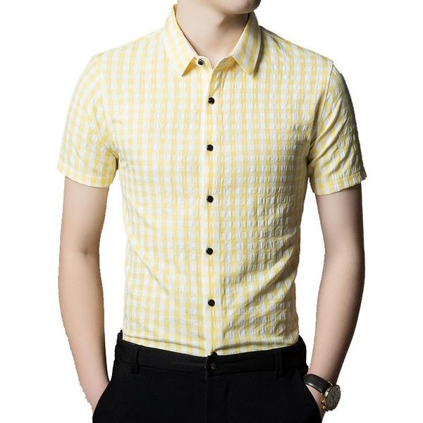 men's casual shirts mens shirt plaids for young male teenager plus size 3xl 4xl summer short sleeve yellow fashion a06261050, White;black
men's casual shirts mens shirt plaids for young male teenager plus size 3xl 4xl summer short sleeve yellow fashion a06261050, White;black
