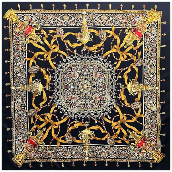 scarves 100% twill silk scarf women large shawls diamonds square bandana luxury kerchief hijab female foulards 130cm, Blue;gray
scarves 100% twill silk scarf women large shawls diamonds square bandana luxury kerchief hijab female foulards 130cm, Blue;gray