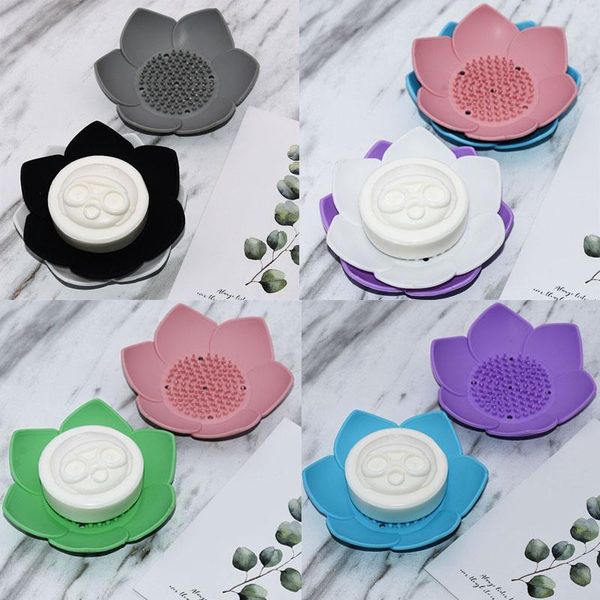 soap dishes portable silicone lotus shape box drain holder bathroom shower storage travel supplies gadget
soap dishes portable silicone lotus shape box drain holder bathroom shower storage travel supplies gadget