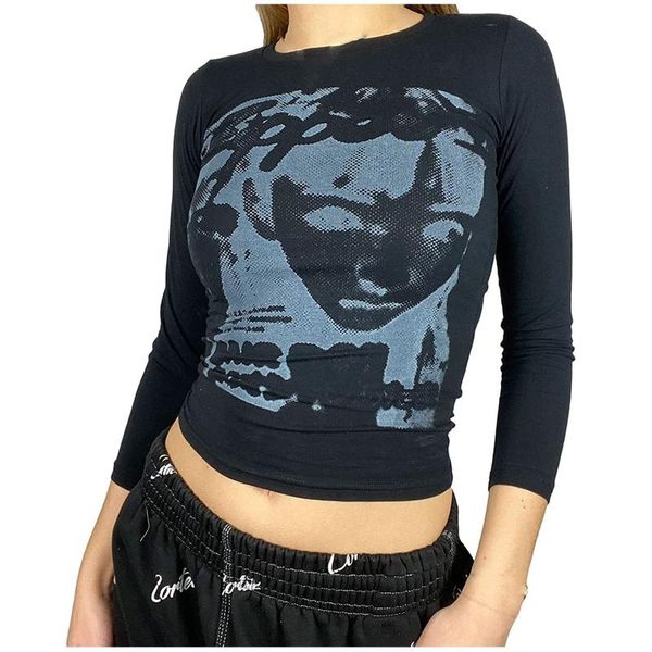 women's hoodies & sweatshirts women print crop female fashion long sleeve tee graphic shirt slim blouse casual, Black
women's hoodies & sweatshirts women print crop female fashion long sleeve tee graphic shirt slim blouse casual, Black