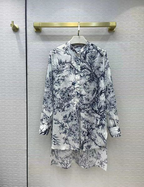 milan runway shirts 2022 spring long sleeve stand collar print designer blouses brand same style women 1108-28, White
milan runway shirts 2022 spring long sleeve stand collar print designer blouses brand same style women 1108-28, White
