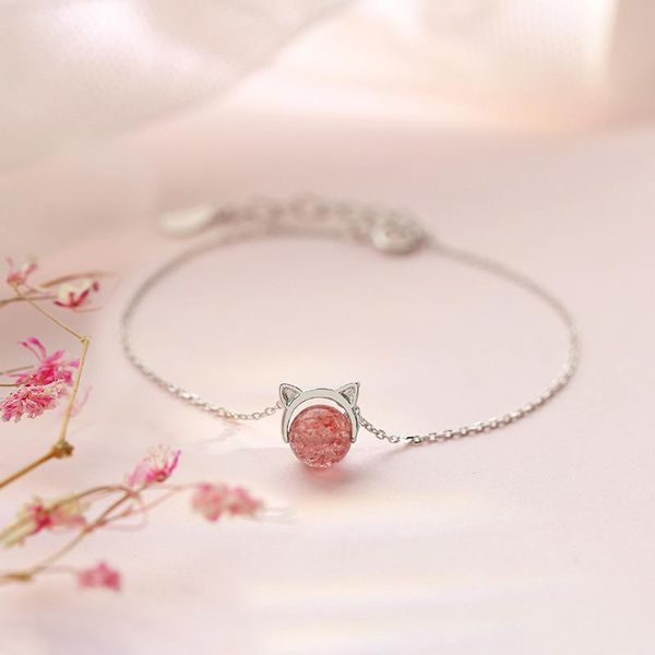 charm bracelets wholesale silver tassel cat ball & bangles 925 strawberry crystal for women fashion jewelry, Golden;silver
charm bracelets wholesale silver tassel cat ball & bangles 925 strawberry crystal for women fashion jewelry, Golden;silver