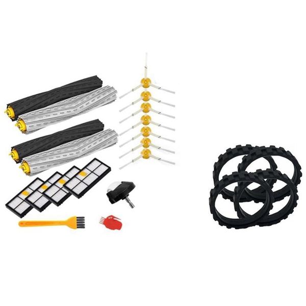 vacuum cleaners 1 set brush hepa filters spare parts replacement kit & 4 pcs tires for robot cleaner wheels series
vacuum cleaners 1 set brush hepa filters spare parts replacement kit & 4 pcs tires for robot cleaner wheels series