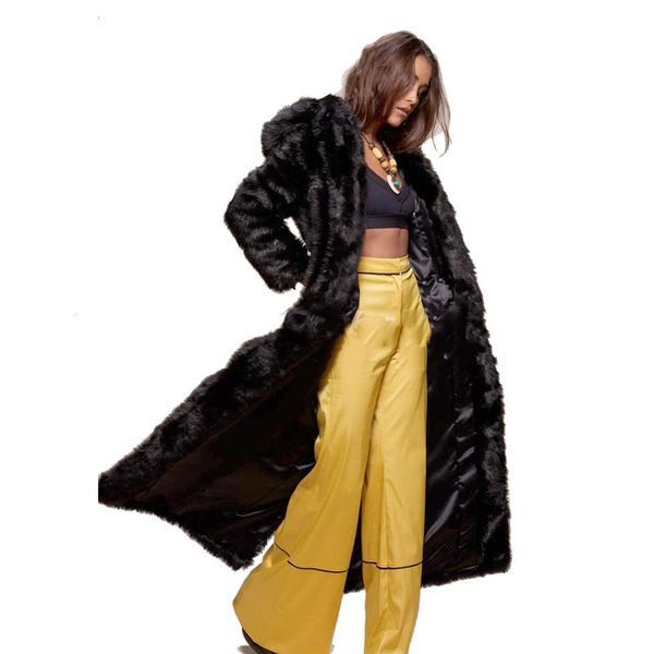 black long design imitation cashmere women's fur coat high-quality stand-up collar, retro comfort, mth, fashion travel commute
black long design imitation cashmere women's fur coat high-quality stand-up collar, retro comfort, mth, fashion travel commute