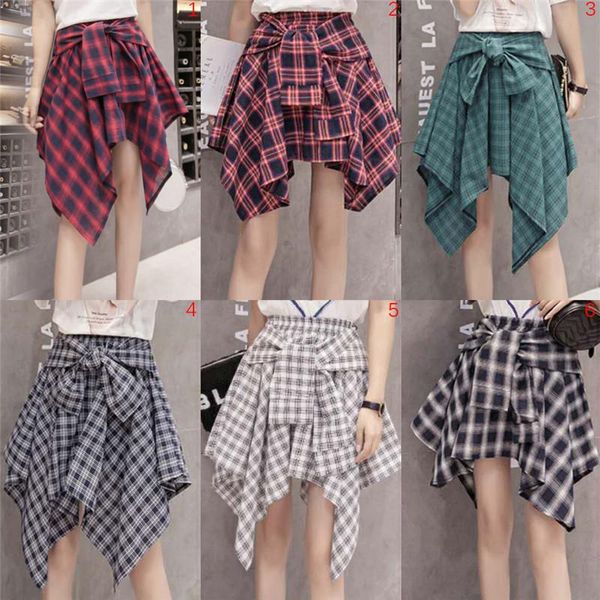 skirts women's plaid vintage high waist pocket bow belt skirt lace-up boho summer lady, Black
skirts women's plaid vintage high waist pocket bow belt skirt lace-up boho summer lady, Black