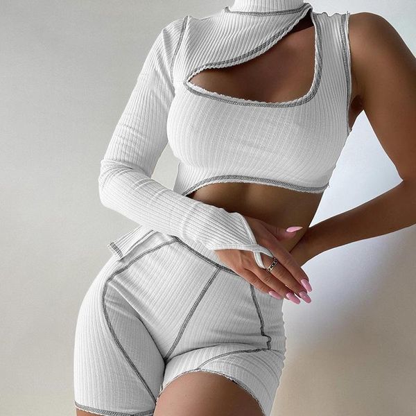 women's tracksuits dsmtrc women irregular hollow out bright line decoration one-shoulder long sleeve streetwear asymmetrical knitted tw, Gray
women's tracksuits dsmtrc women irregular hollow out bright line decoration one-shoulder long sleeve streetwear asymmetrical knitted tw, Gray