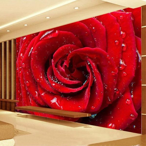 large custom mural 3d stereo roses flower self adhesive wallpaper bedroom living room tv backdrop decor marriage non-woven wallpapers
large custom mural 3d stereo roses flower self adhesive wallpaper bedroom living room tv backdrop decor marriage non-woven wallpapers