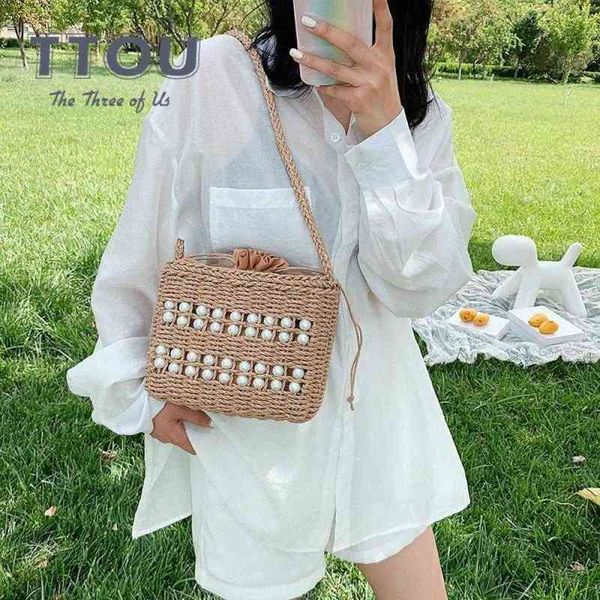 shopping bags designer pearl fashion straw women crossbody bag casual hand woven shoulder seaside vacation female solid handbag 220310
shopping bags designer pearl fashion straw women crossbody bag casual hand woven shoulder seaside vacation female solid handbag 220310