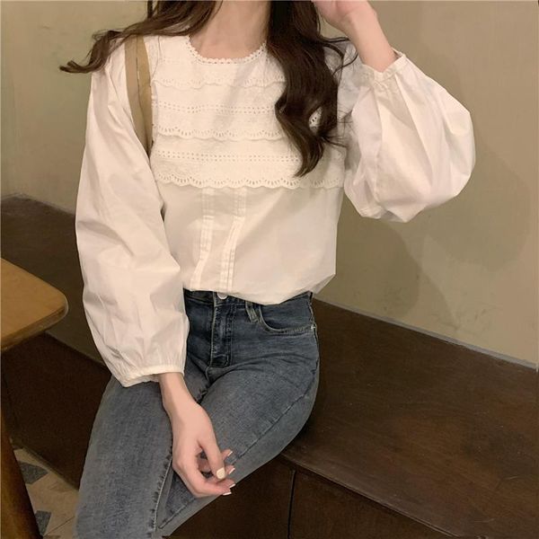 alien kitty 2021 fashion spring o-neck women's shirt temperament simplicity lace two wear blouse white long sleeve lady blouses & shir
alien kitty 2021 fashion spring o-neck women's shirt temperament simplicity lace two wear blouse white long sleeve lady blouses & shir