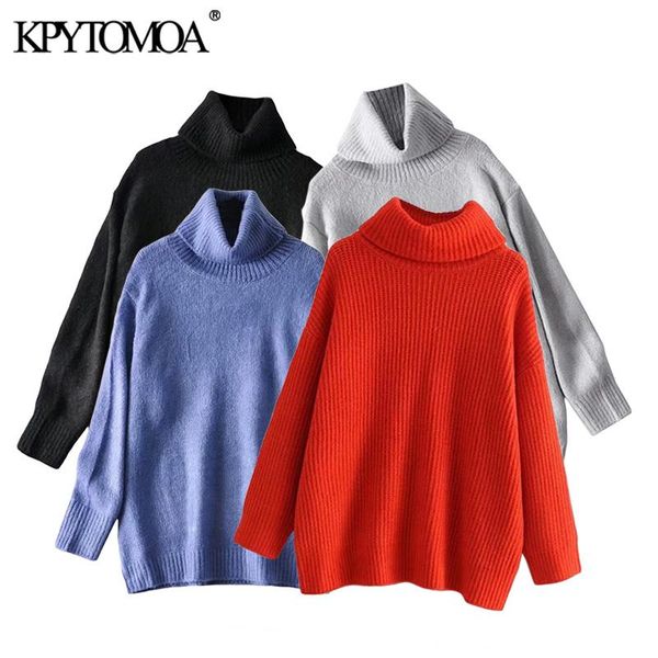 women's sweaters kpytomoa women 2021 fashion thick warm turtleneck knitted sweater vintage long sleeve loose female pullovers chic, White;black
women's sweaters kpytomoa women 2021 fashion thick warm turtleneck knitted sweater vintage long sleeve loose female pullovers chic, White;black