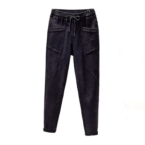 women's pants & capris black stylish stretch waist women jeans plus size l-5xl loose denim casual feet 2021 spring autumn female trouse, Black;white
women's pants & capris black stylish stretch waist women jeans plus size l-5xl loose denim casual feet 2021 spring autumn female trouse, Black;white