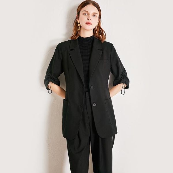 women's wool & blends pokwai autumn and winter half-sleeve black coats office style casual
women's wool & blends pokwai autumn and winter half-sleeve black coats office style casual