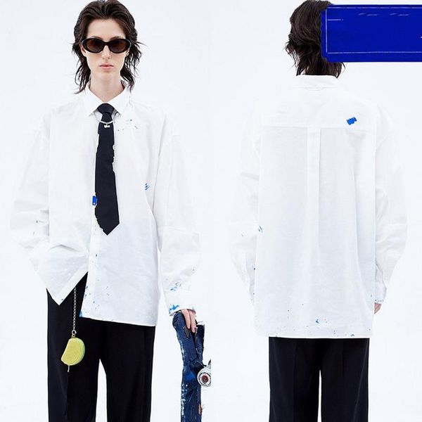 men's casual shirts graffiti ader error white fashion men 1:1 random paint spots vintage adererror oversize women blouse, White;black
men's casual shirts graffiti ader error white fashion men 1:1 random paint spots vintage adererror oversize women blouse, White;black