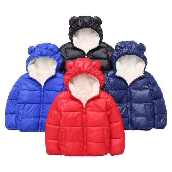 down coat baywell kids cotton clothing winter thickened boys girls jacket baby warm zipper hooded costume, Blue;gray
down coat baywell kids cotton clothing winter thickened boys girls jacket baby warm zipper hooded costume, Blue;gray