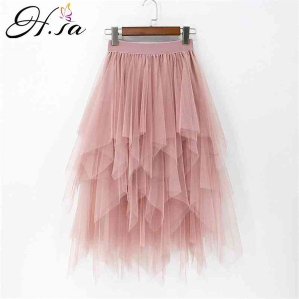 women long skirts high waist irregular pink gauze patchwork white chic cake a-line skirt for girls harajuku jupes 210430, Black
women long skirts high waist irregular pink gauze patchwork white chic cake a-line skirt for girls harajuku jupes 210430, Black
