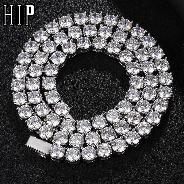 hip hop 3/4/5/6mm bling iced out copper zircon tennis chain charm long link chain necklace for men jewelry x0509, Black
hip hop 3/4/5/6mm bling iced out copper zircon tennis chain charm long link chain necklace for men jewelry x0509, Black