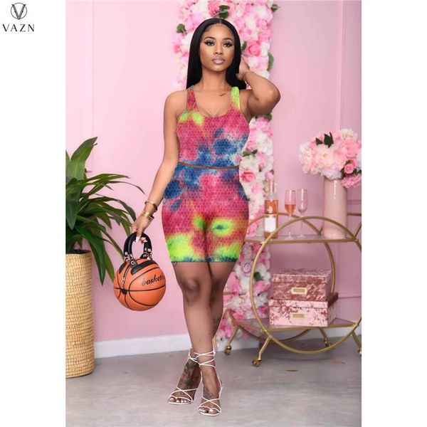 summer 2021 european and american women's waffle casual vest sport tie-dyed five-quarter pants two-piece set tracksuits, Gray
summer 2021 european and american women's waffle casual vest sport tie-dyed five-quarter pants two-piece set tracksuits, Gray