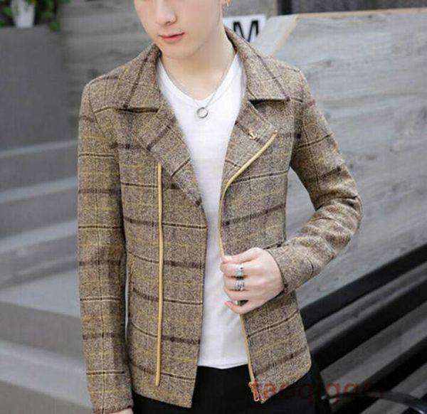 men's wool & blends mens korean lapel blend waistcoat slim fit fashion coats outwear 3colors 2021, Black
men's wool & blends mens korean lapel blend waistcoat slim fit fashion coats outwear 3colors 2021, Black