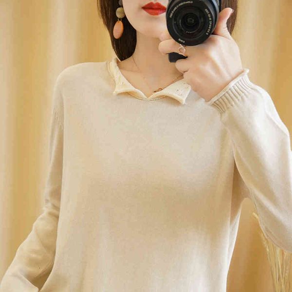women's sweaters spring and autumn v-neck women's cotton long-sleeved loose pullover sweater casual thin knit bottoming shirt top, White;black
women's sweaters spring and autumn v-neck women's cotton long-sleeved loose pullover sweater casual thin knit bottoming shirt top, White;black
