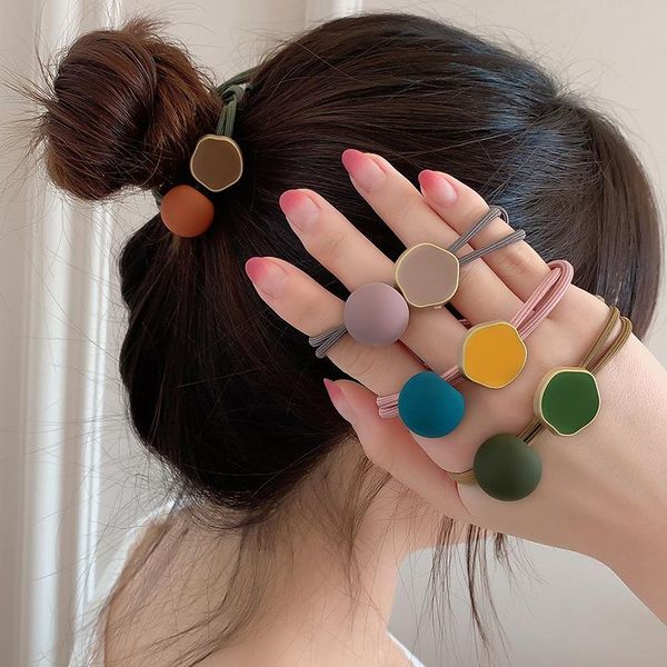 hair accessories 2021korea style ropes color geometric metal ball elastic bands girl women ponytail holders fashion, Slivery;white
hair accessories 2021korea style ropes color geometric metal ball elastic bands girl women ponytail holders fashion, Slivery;white