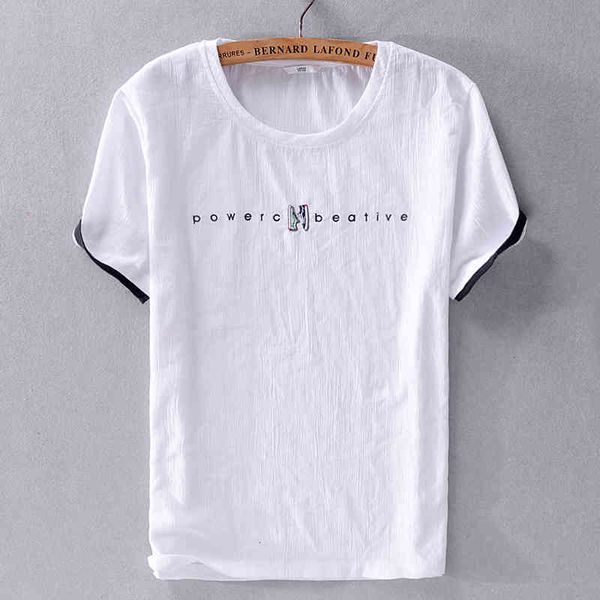 men's t-shirts summer solid loose short-sleeved t-shirt linen fashion trend men casual cotton t shirt camisa chemise uw15, White;black
men's t-shirts summer solid loose short-sleeved t-shirt linen fashion trend men casual cotton t shirt camisa chemise uw15, White;black