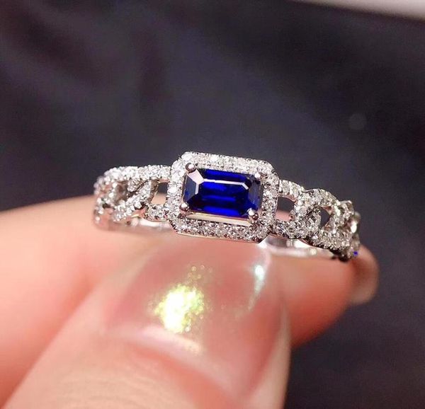cluster rings y418 blue sapphire ring 0.45ct real pure 18 k natural gemstone diamonds stone female, Golden;silver
cluster rings y418 blue sapphire ring 0.45ct real pure 18 k natural gemstone diamonds stone female, Golden;silver