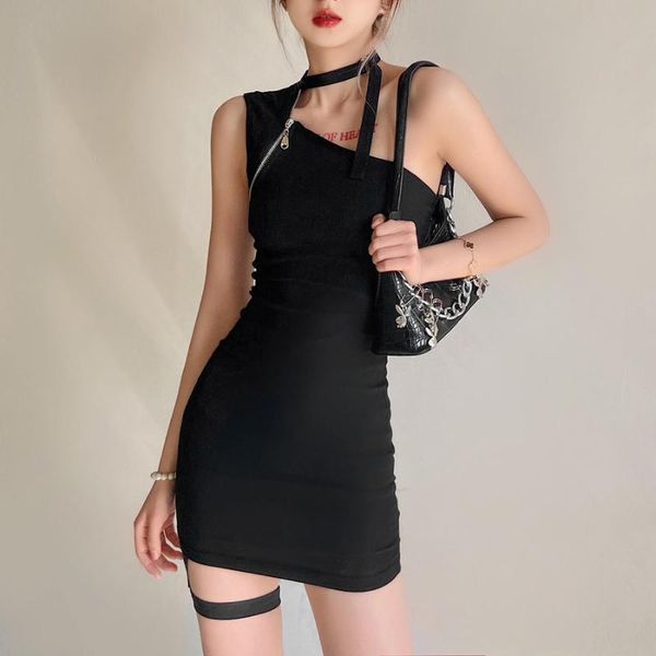 casual dresses sylcue summer design sense structural recombination series hollowed-out collar hanging neck sling dress female cool, Black;gray
casual dresses sylcue summer design sense structural recombination series hollowed-out collar hanging neck sling dress female cool, Black;gray