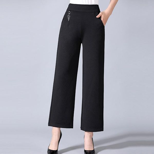women's pants & capris spring autumn casual wide leg plus size middle-aged nine-point high waist straight loose 5xl f1237, Black;white
women's pants & capris spring autumn casual wide leg plus size middle-aged nine-point high waist straight loose 5xl f1237, Black;white