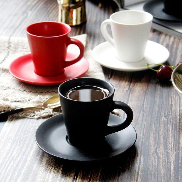 100ml low gloss frost texture demitasse espresso cup saucer set cafe mini expresso italian black coffee mug tray wholesale cups & saucers
100ml low gloss frost texture demitasse espresso cup saucer set cafe mini expresso italian black coffee mug tray wholesale cups & saucers