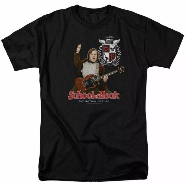 school of rock the teacher is in t shirt mens licensed musical movie tee black, White;black
school of rock the teacher is in t shirt mens licensed musical movie tee black, White;black