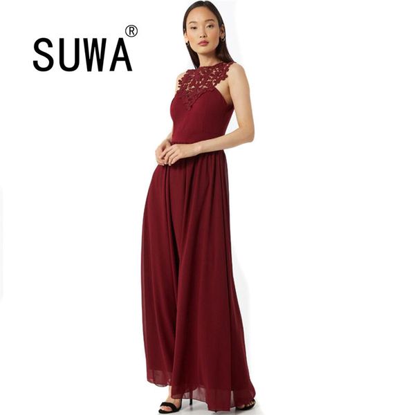 red lace patchwork fashion classic elegant long evening party dress for women sleeveless high waist club vestidos 210525, Black;gray
red lace patchwork fashion classic elegant long evening party dress for women sleeveless high waist club vestidos 210525, Black;gray
