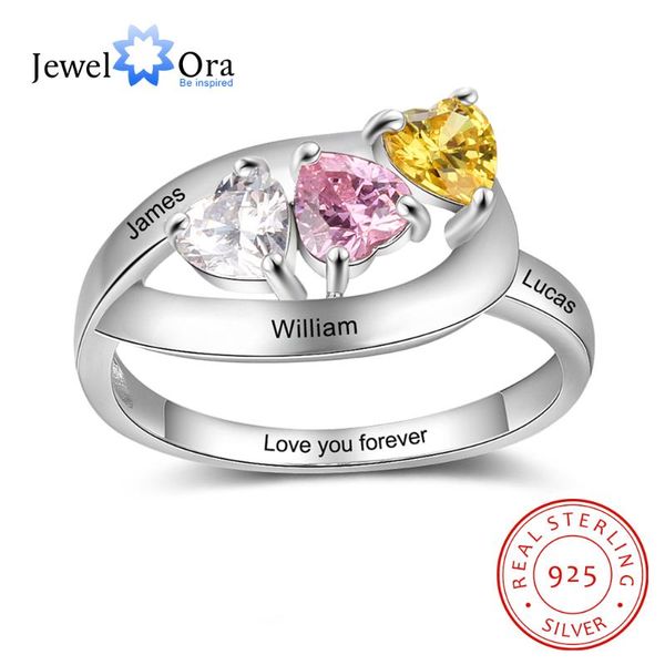 cluster rings personalized custom name silver for women 925 sterling engrave ring with 3 heart birthstones fine jewelry gift, Golden;silver
cluster rings personalized custom name silver for women 925 sterling engrave ring with 3 heart birthstones fine jewelry gift, Golden;silver