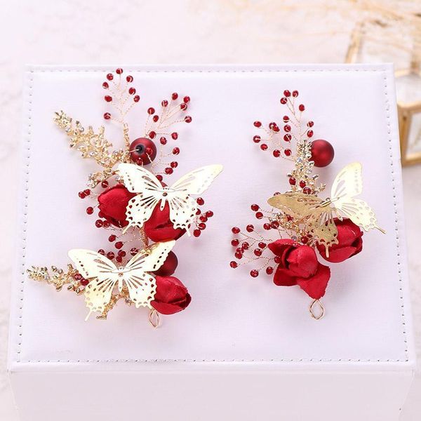 hair clips & barrettes vintage women butterfly wedding jewelry accessories red fabric flower headband bridal tiaras and crown earrings set h, Golden;silver
hair clips & barrettes vintage women butterfly wedding jewelry accessories red fabric flower headband bridal tiaras and crown earrings set h, Golden;silver