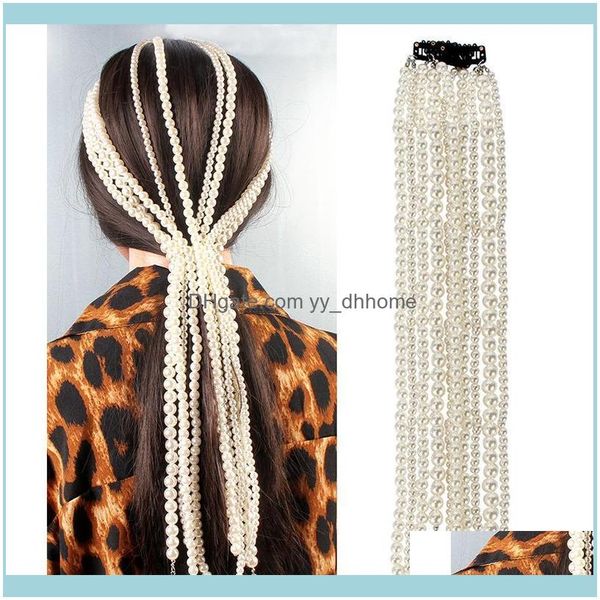 jewelry jewelrywedding hair aessories bride bridesmaid headdress simulation pearl long tassel hairpin clips & barrettes drop delivery 2021 d, Golden;silver
jewelry jewelrywedding hair aessories bride bridesmaid headdress simulation pearl long tassel hairpin clips & barrettes drop delivery 2021 d, Golden;silver