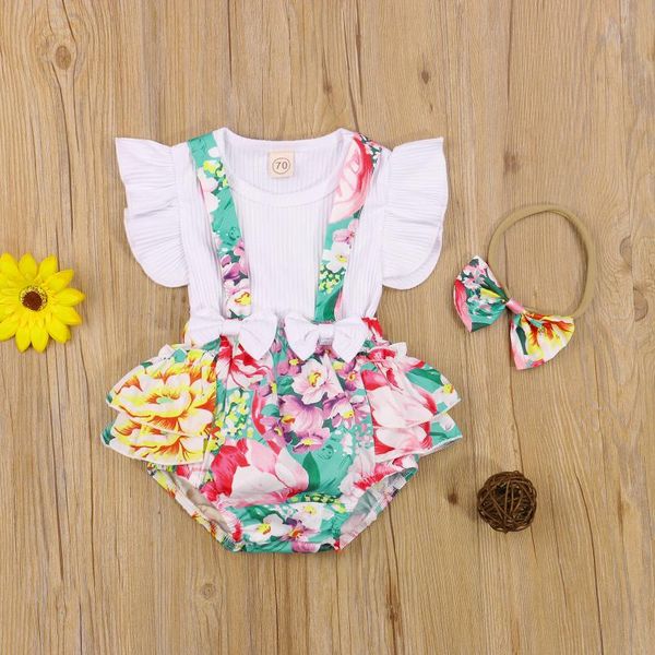 clothing sets 3 pcs born summer outfits, baby girl ribbed sleeve round neck t-shirt + flower print suspender pants bowknot headband, White
clothing sets 3 pcs born summer outfits, baby girl ribbed sleeve round neck t-shirt + flower print suspender pants bowknot headband, White