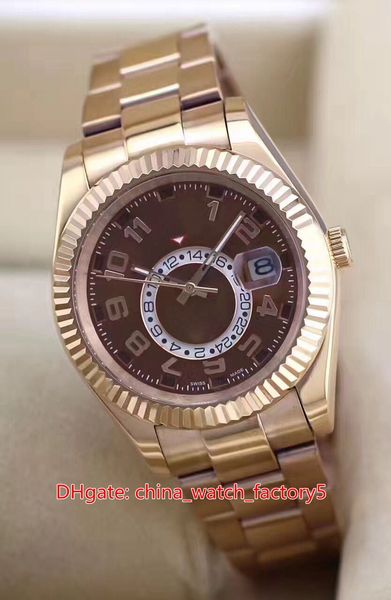 16 style watches 42mm sky-dweller gmt workin 326938 326934 326935 18k gold steel asia 2813 movement mechanical automatic mens watch men', Slivery;brown
16 style watches 42mm sky-dweller gmt workin 326938 326934 326935 18k gold steel asia 2813 movement mechanical automatic mens watch men', Slivery;brown